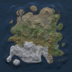 Thumbnail Rust Map: Procedural Map, Size: 3100, Seed: 301, 14 Monuments