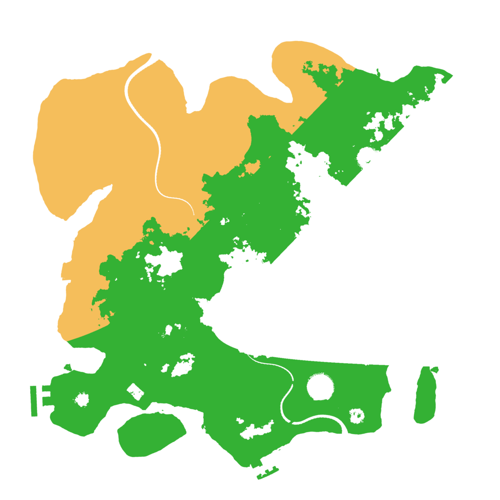 Biome Rust Map: Procedural Map, Size: 3300, Seed: 1244061763