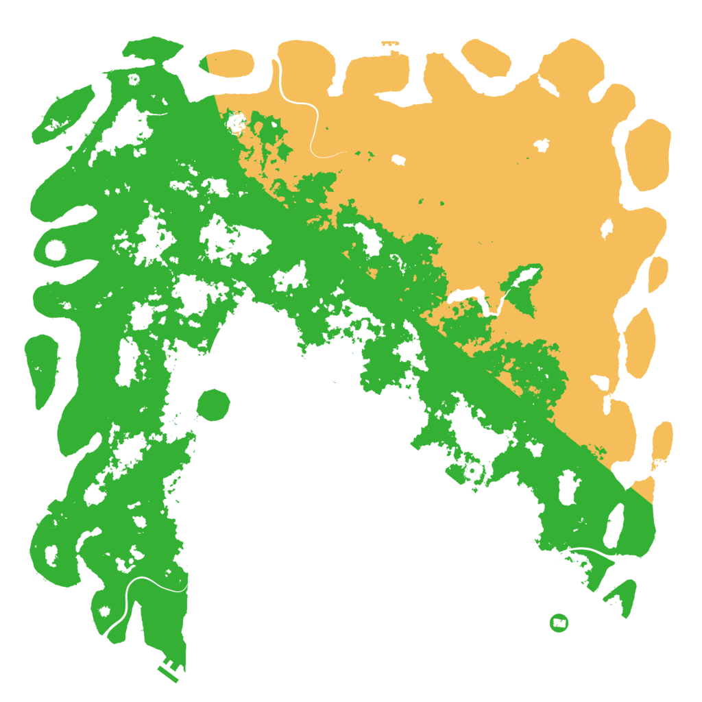 Biome Rust Map: Procedural Map, Size: 6000, Seed: 1244681571