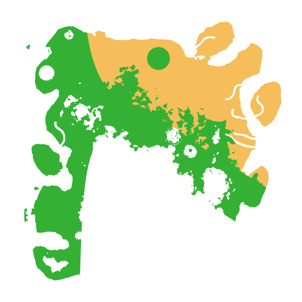Biome Rust Map: Procedural Map, Size: 3500, Seed: 1585767653
