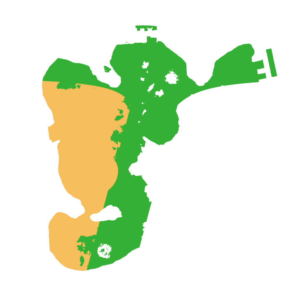 Biome Rust Map: Procedural Map, Size: 2150, Seed: 653805668