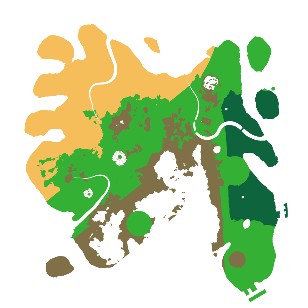 Biome Rust Map: Procedural Map, Size: 3250, Seed: 1682830789