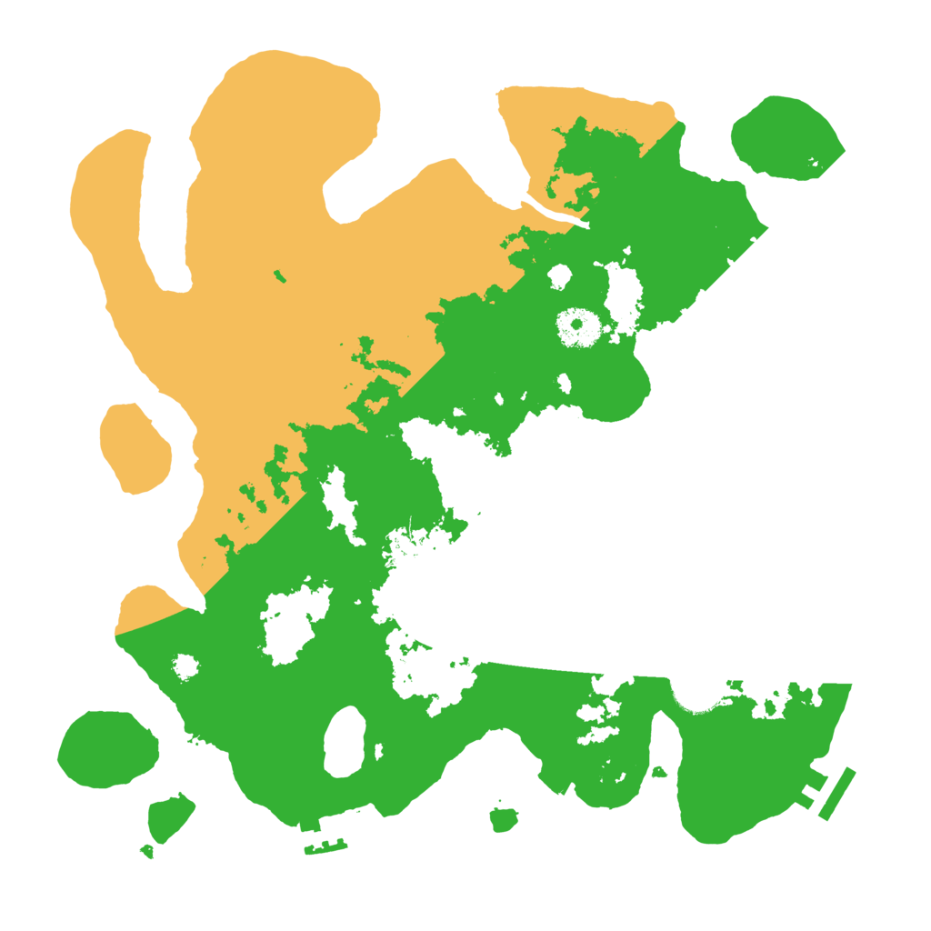 Biome Rust Map: Procedural Map, Size: 3300, Seed: 1040912897