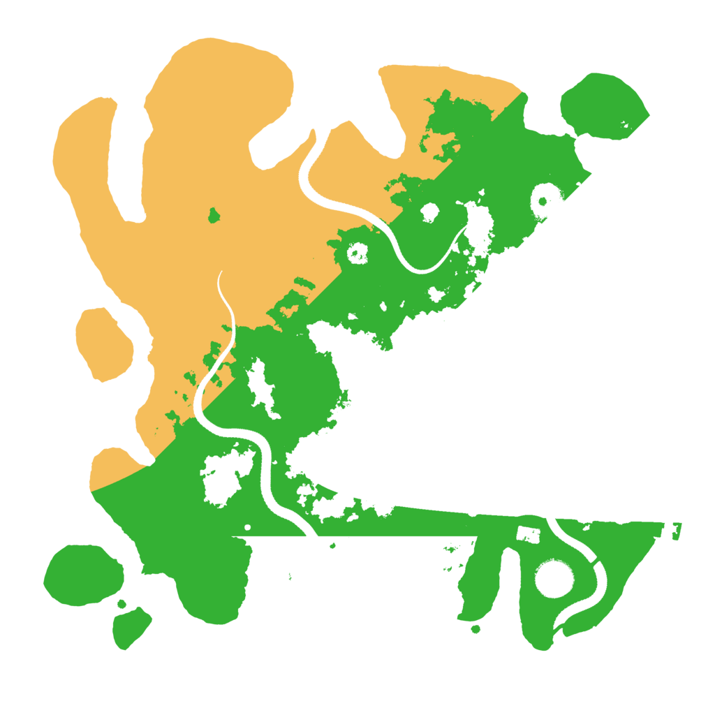 Biome Rust Map: Procedural Map, Size: 3300, Seed: 1040912897