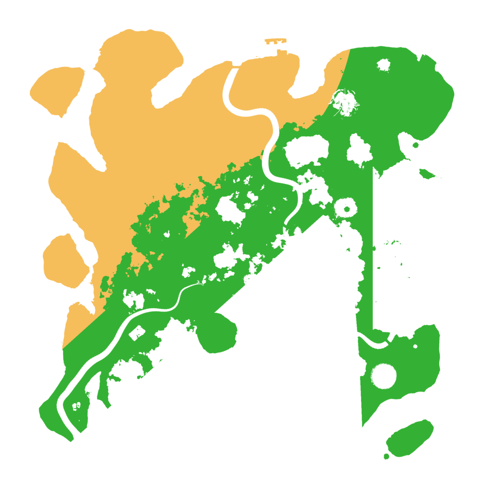 Biome Rust Map: Procedural Map, Size: 3500, Seed: 382019996