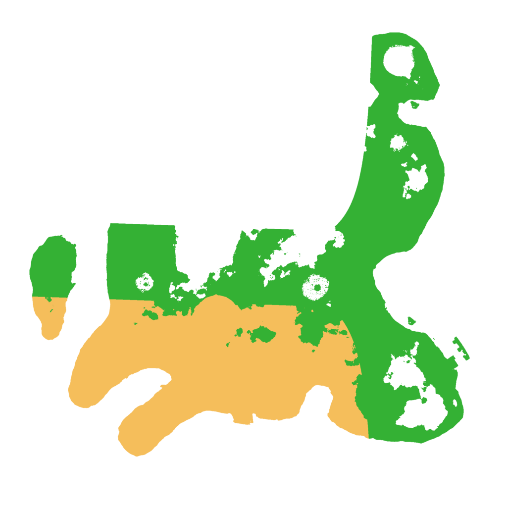 Biome Rust Map: Procedural Map, Size: 3000, Seed: 28077