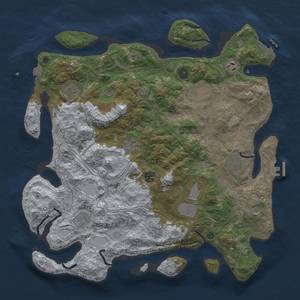 Thumbnail Rust Map: Procedural Map, Size: 4250, Seed: 1074488862, 19 Monuments