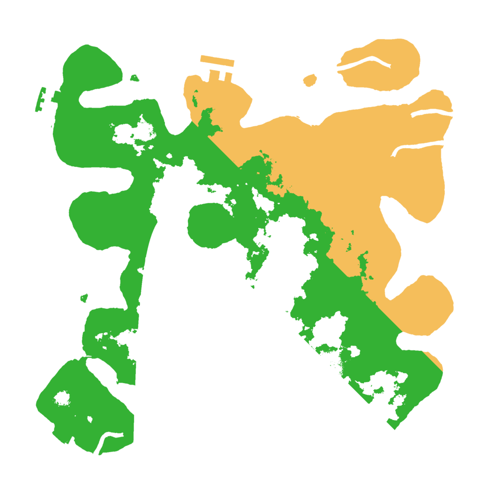 Biome Rust Map: Procedural Map, Size: 3000, Seed: 40054