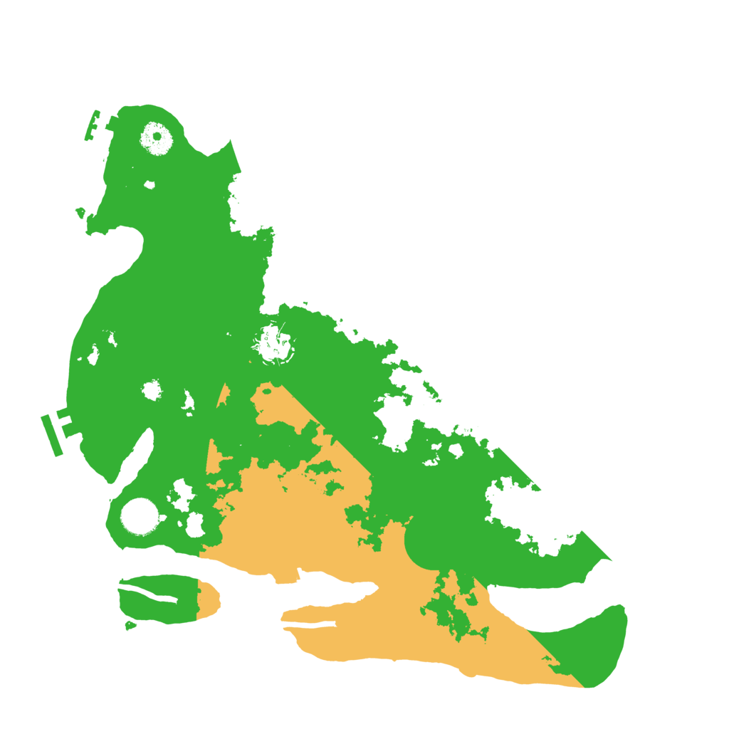 Biome Rust Map: Procedural Map, Size: 3450, Seed: 90791467