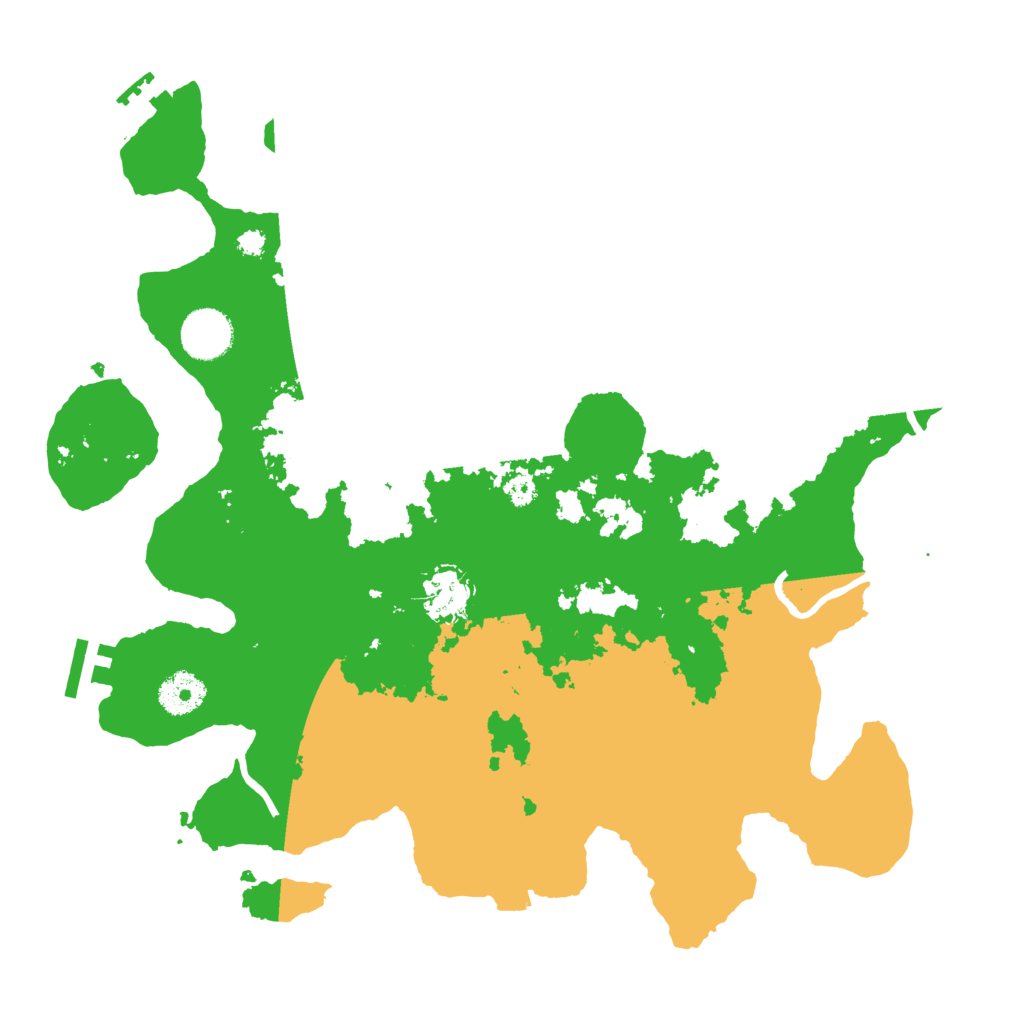 Biome Rust Map: Procedural Map, Size: 3500, Seed: 1339400606