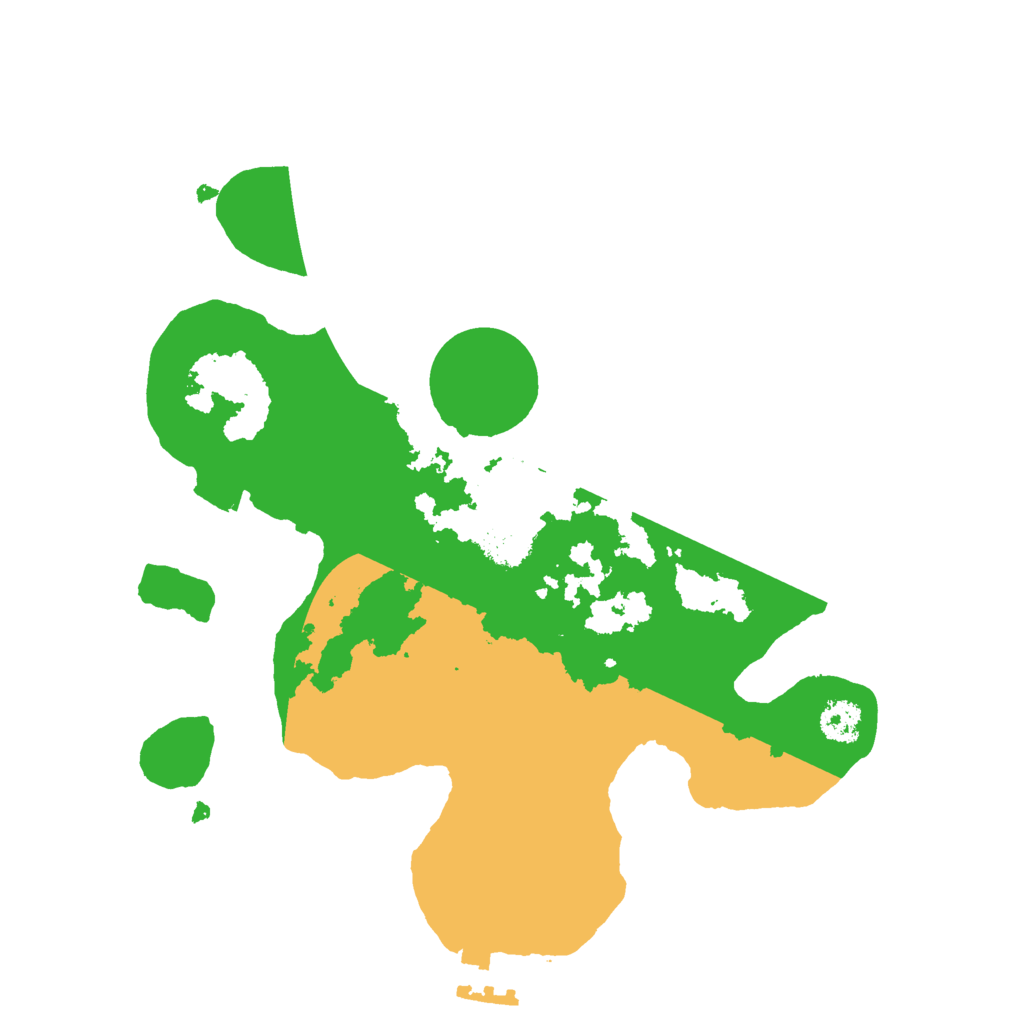 Biome Rust Map: Procedural Map, Size: 2500, Seed: 17385552