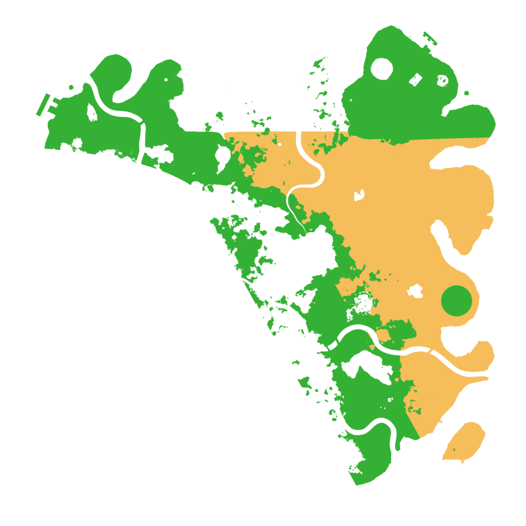 Biome Rust Map: Procedural Map, Size: 4500, Seed: 2220
