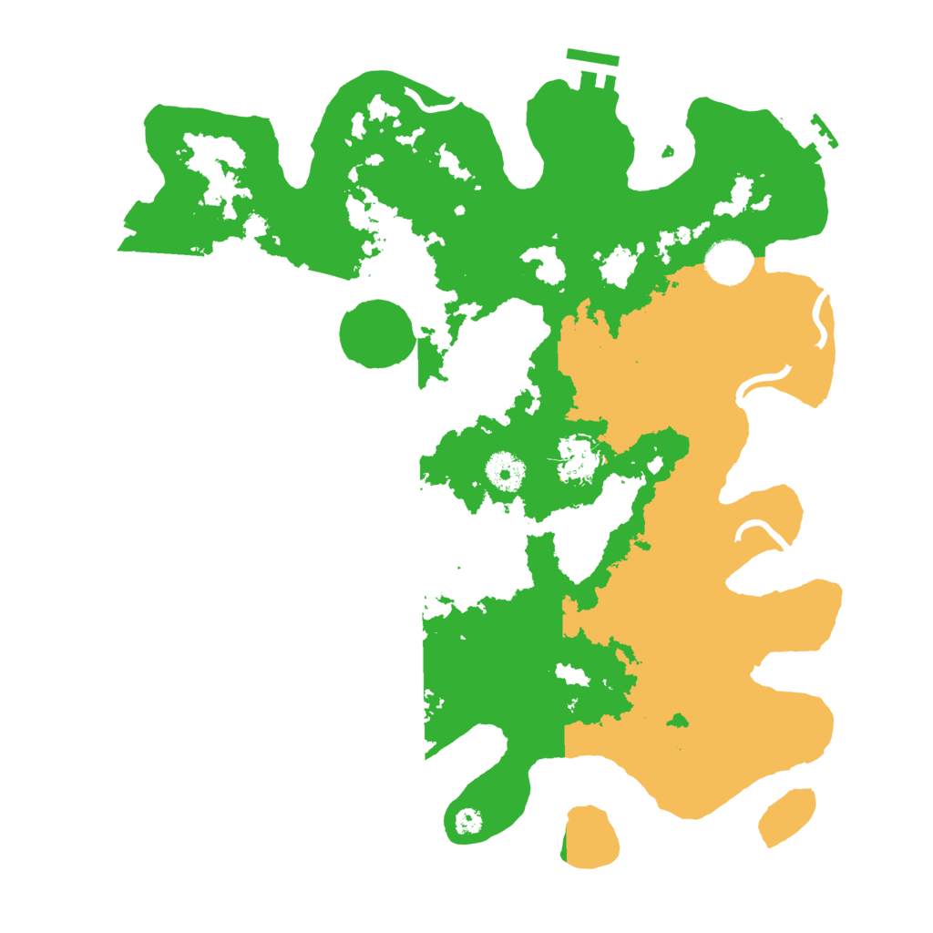 Biome Rust Map: Procedural Map, Size: 3600, Seed: 5000000