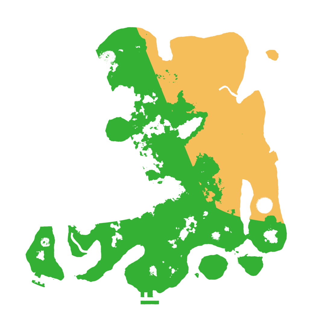 Biome Rust Map: Procedural Map, Size: 3400, Seed: 180707398