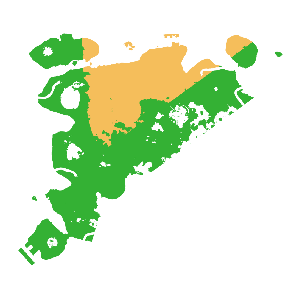 Biome Rust Map: Procedural Map, Size: 3000, Seed: 57846