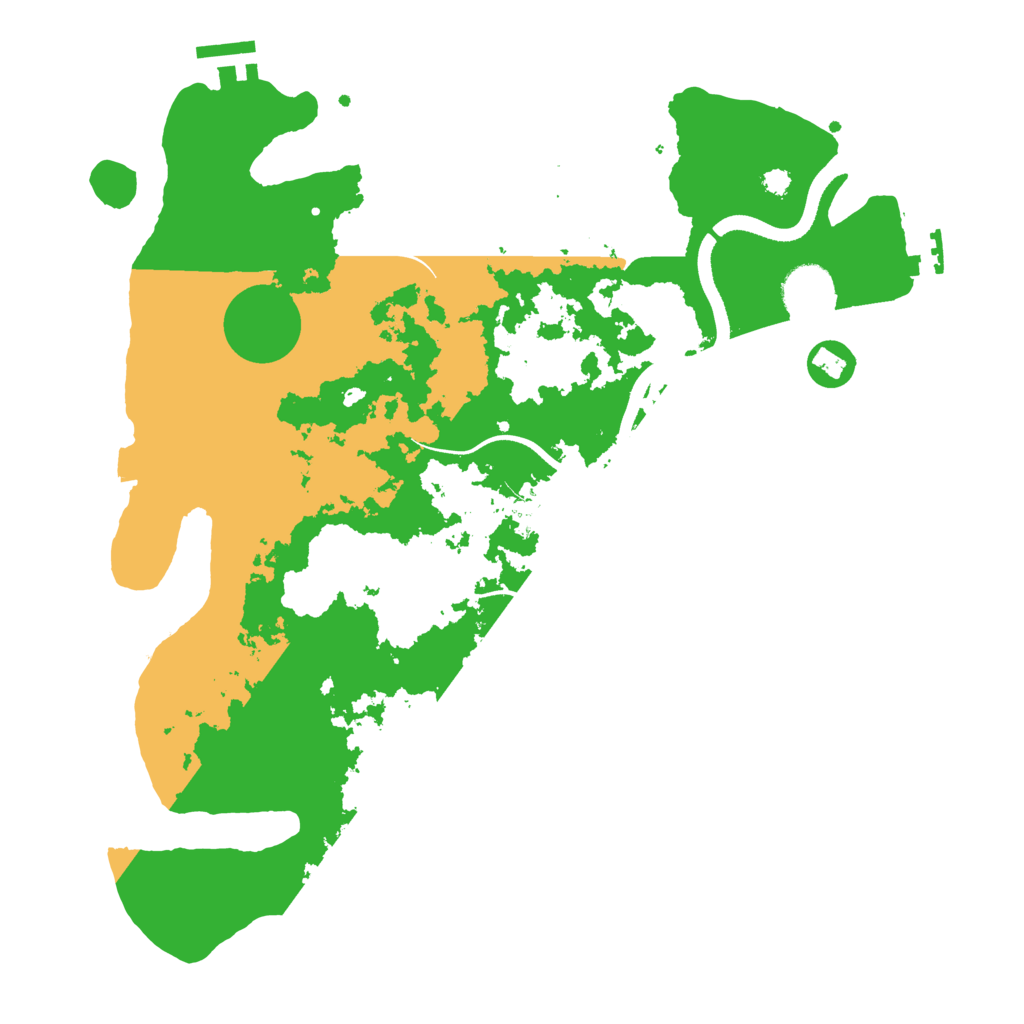 Biome Rust Map: Procedural Map, Size: 3500, Seed: 1355098350