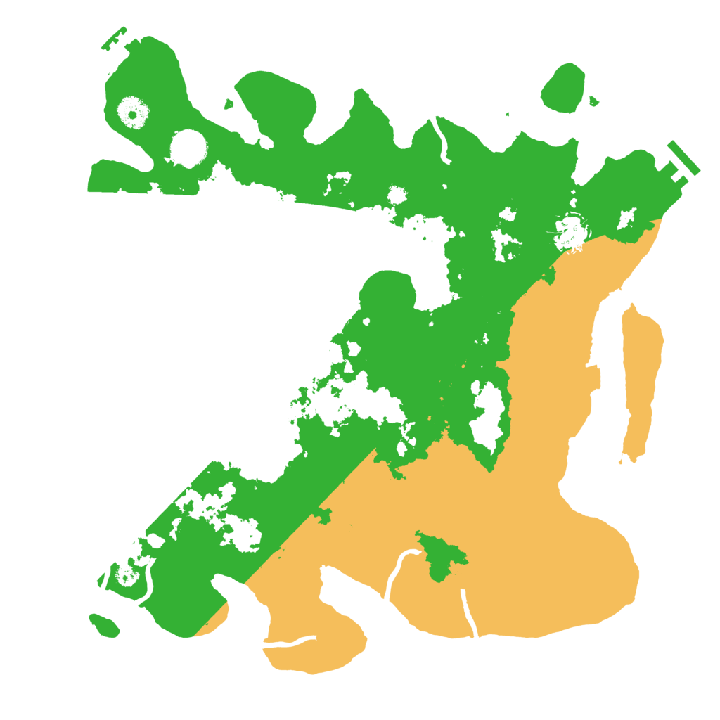 Biome Rust Map: Procedural Map, Size: 3500, Seed: 891885668