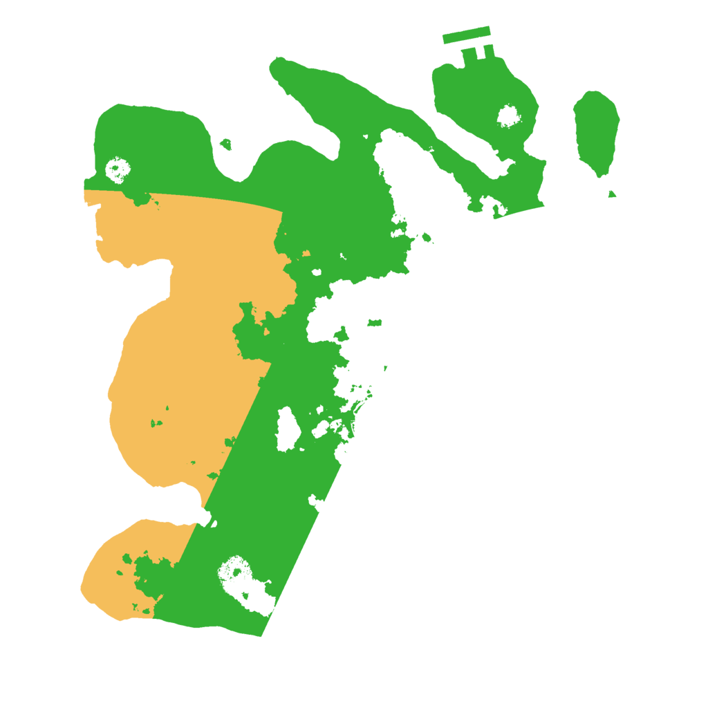 Biome Rust Map: Procedural Map, Size: 3000, Seed: 11701