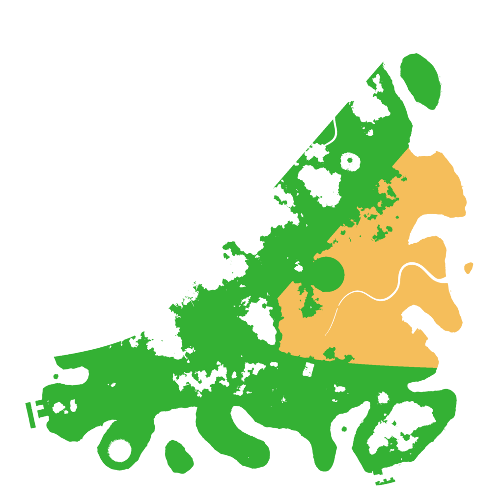 Biome Rust Map: Procedural Map, Size: 3900, Seed: 183