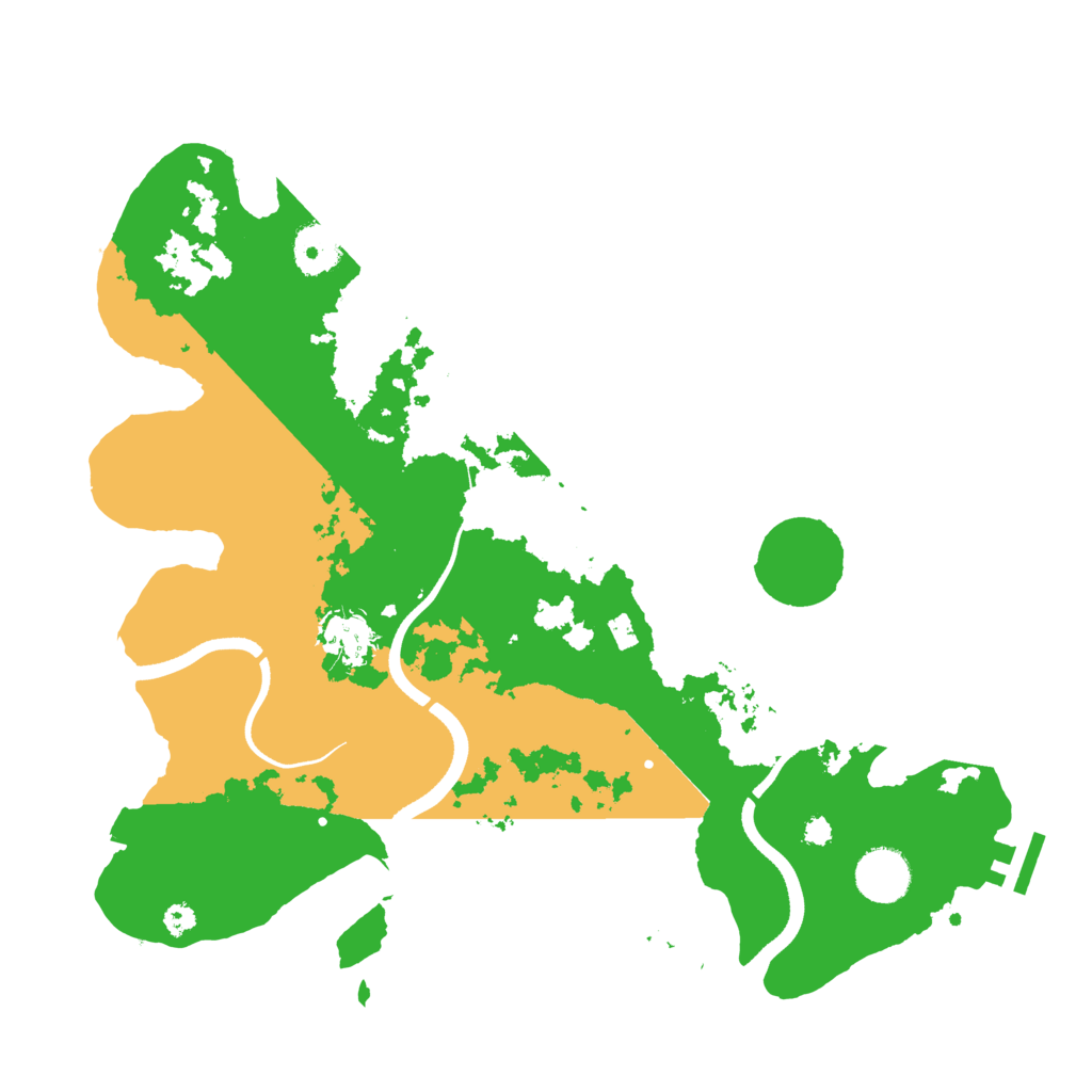 Biome Rust Map: Procedural Map, Size: 3500, Seed: 287170357