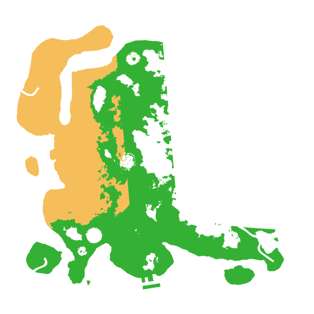 Biome Rust Map: Procedural Map, Size: 3600, Seed: 22408