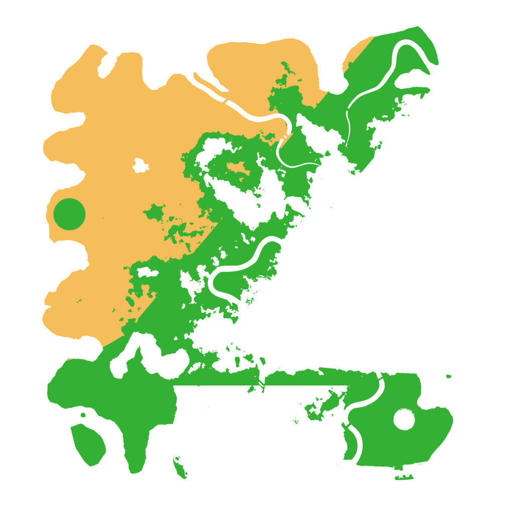 Biome Rust Map: Procedural Map, Size: 4250, Seed: 5414123