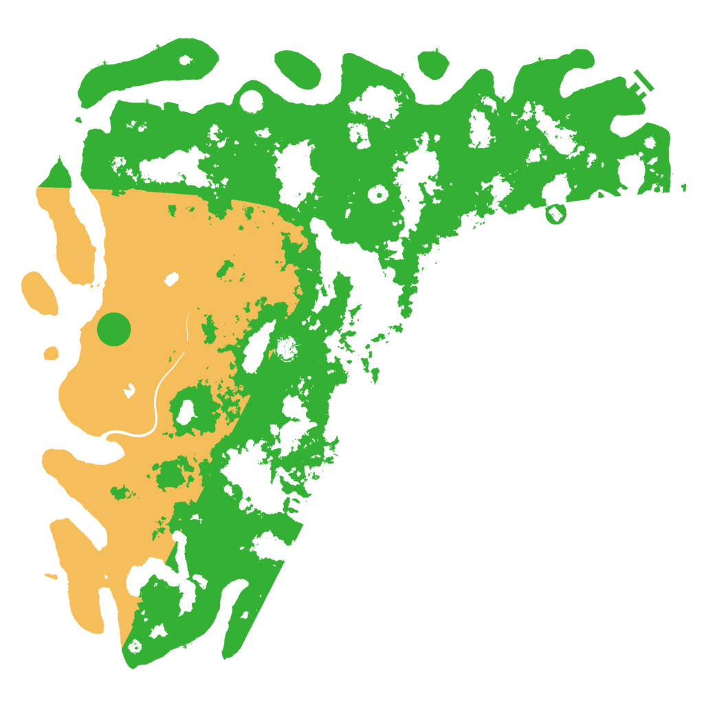 Biome Rust Map: Procedural Map, Size: 5500, Seed: 6584230