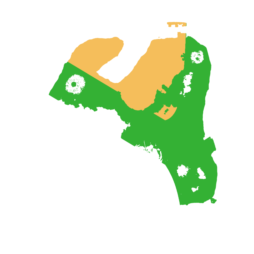 Biome Rust Map: Procedural Map, Size: 2000, Seed: 233612673