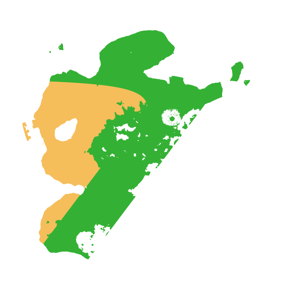 Biome Rust Map: Procedural Map, Size: 2500, Seed: 431813