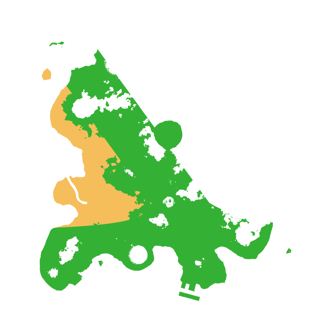 Biome Rust Map: Procedural Map, Size: 3000, Seed: 7517
