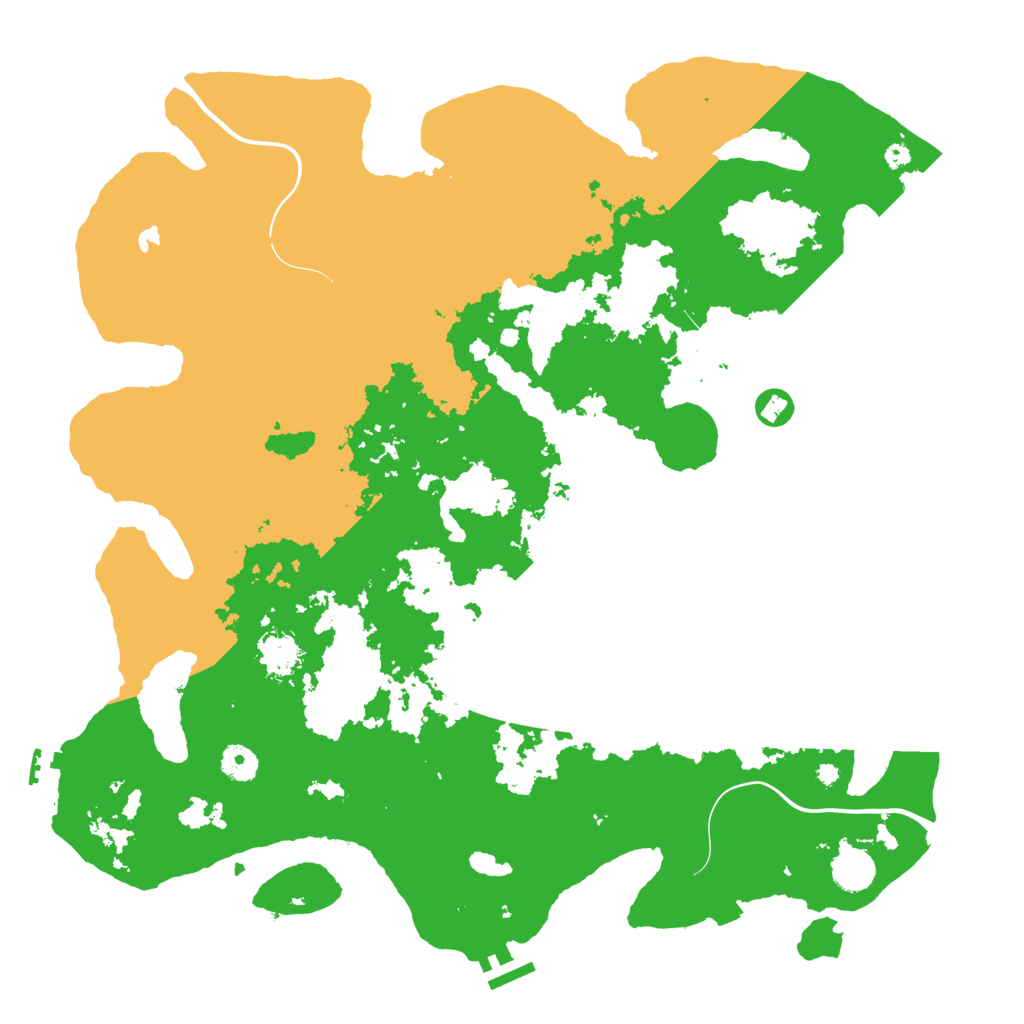 Biome Rust Map: Procedural Map, Size: 4250, Seed: 1782622963