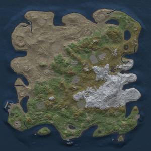 Thumbnail Rust Map: Procedural Map, Size: 4250, Seed: 1782622963, 19 Monuments