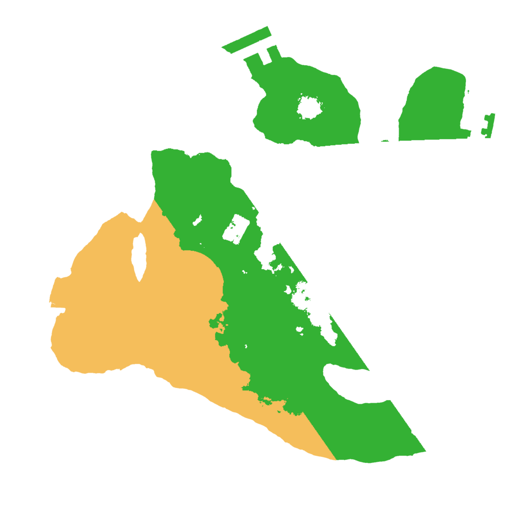 Biome Rust Map: Procedural Map, Size: 2000, Seed: 514509628