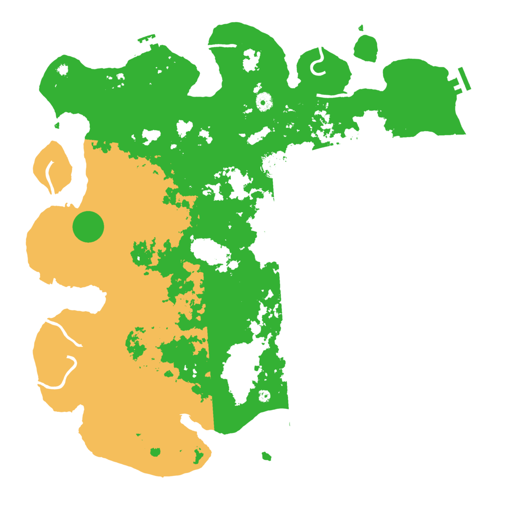 Biome Rust Map: Procedural Map, Size: 4250, Seed: 543602268
