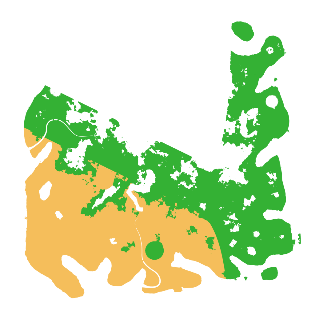 Biome Rust Map: Procedural Map, Size: 4500, Seed: 948292666