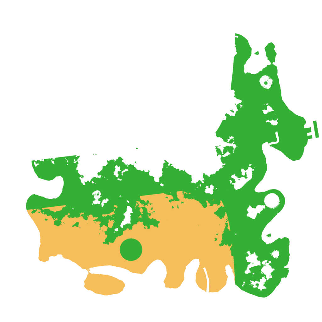 Biome Rust Map: Procedural Map, Size: 3800, Seed: 652325176