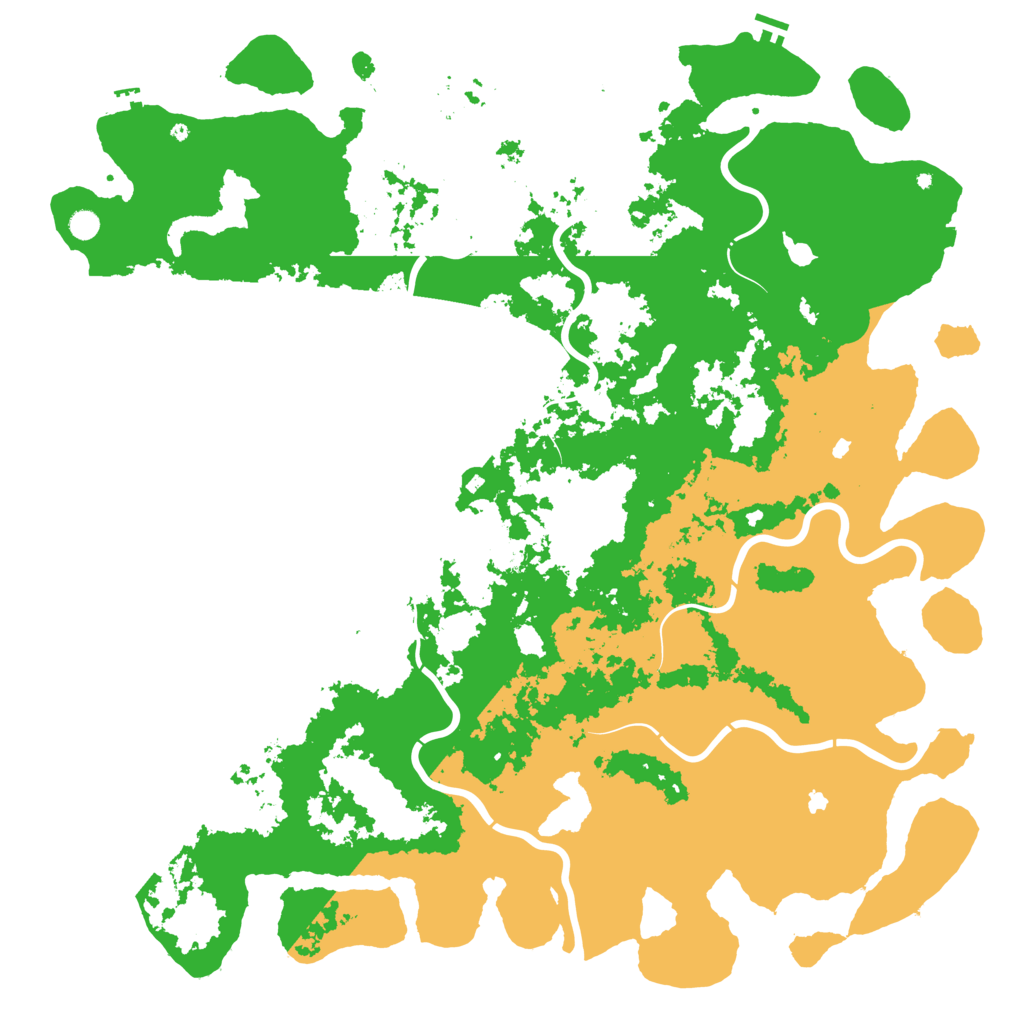 Biome Rust Map: Procedural Map, Size: 6000, Seed: 1846617785
