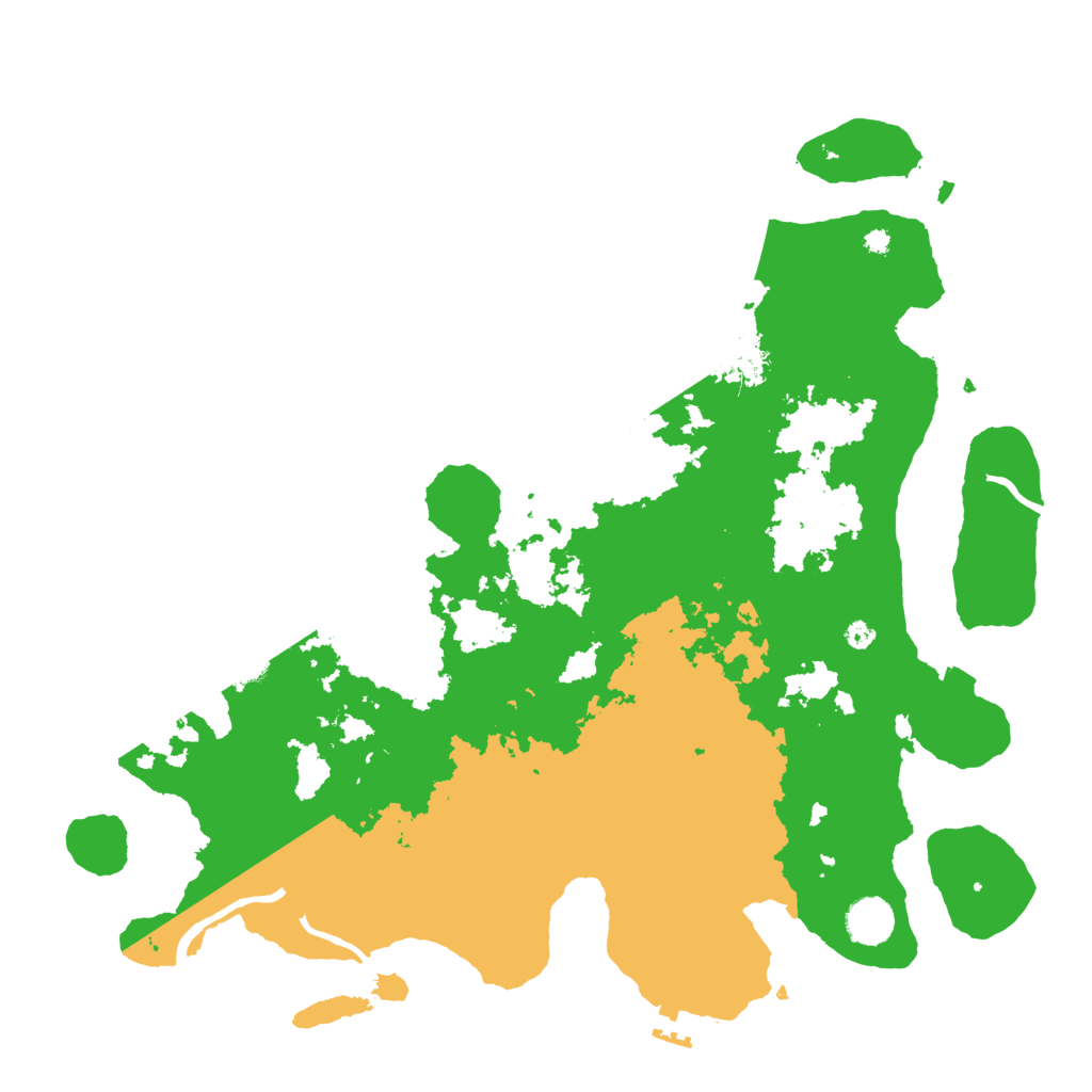 Biome Rust Map: Procedural Map, Size: 4000, Seed: 56546521