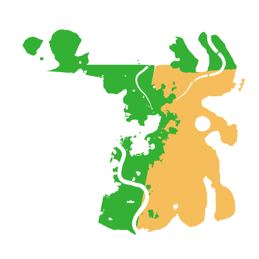 Biome Rust Map: Procedural Map, Size: 3000, Seed: 7235634
