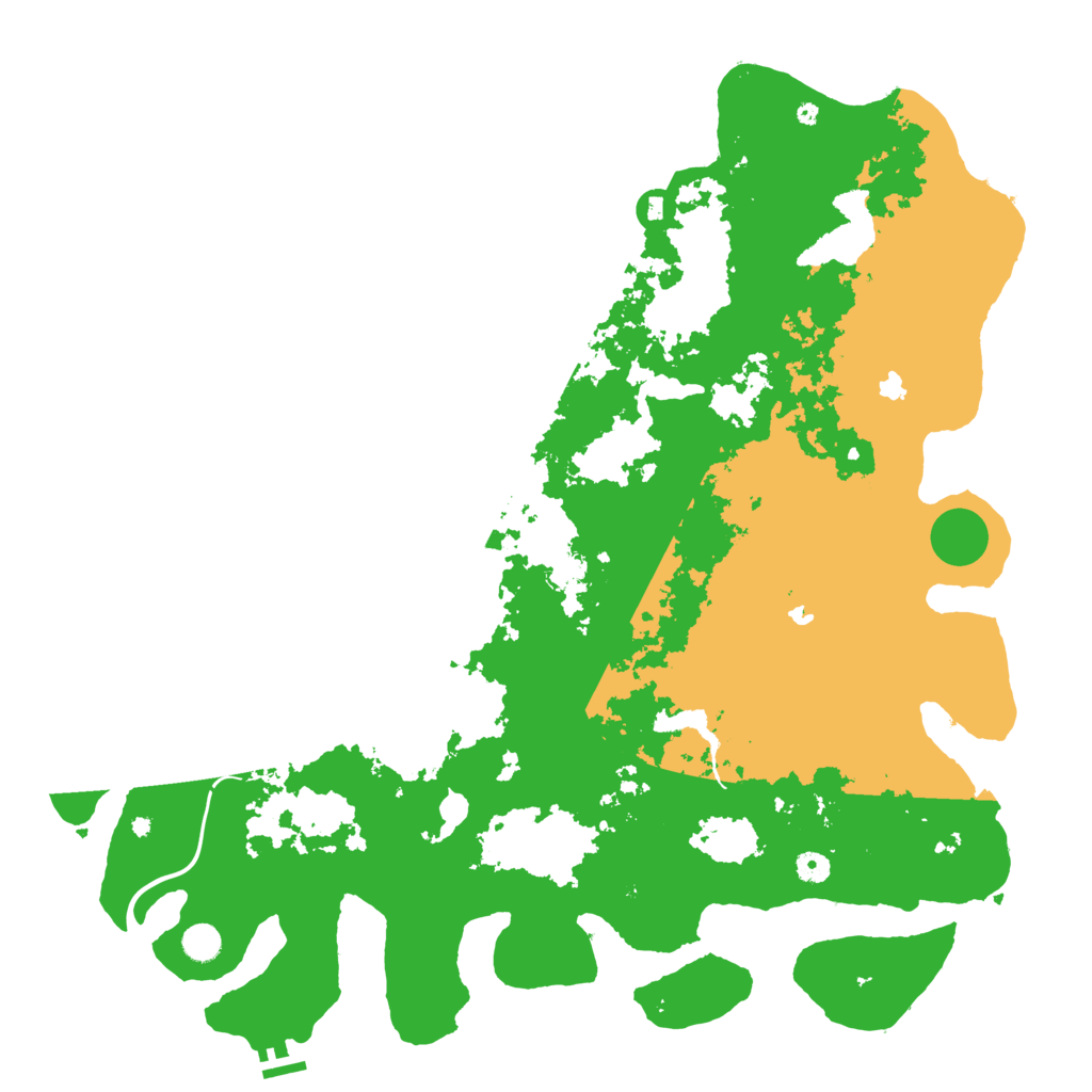 Biome Rust Map: Procedural Map, Size: 5000, Seed: 75643657