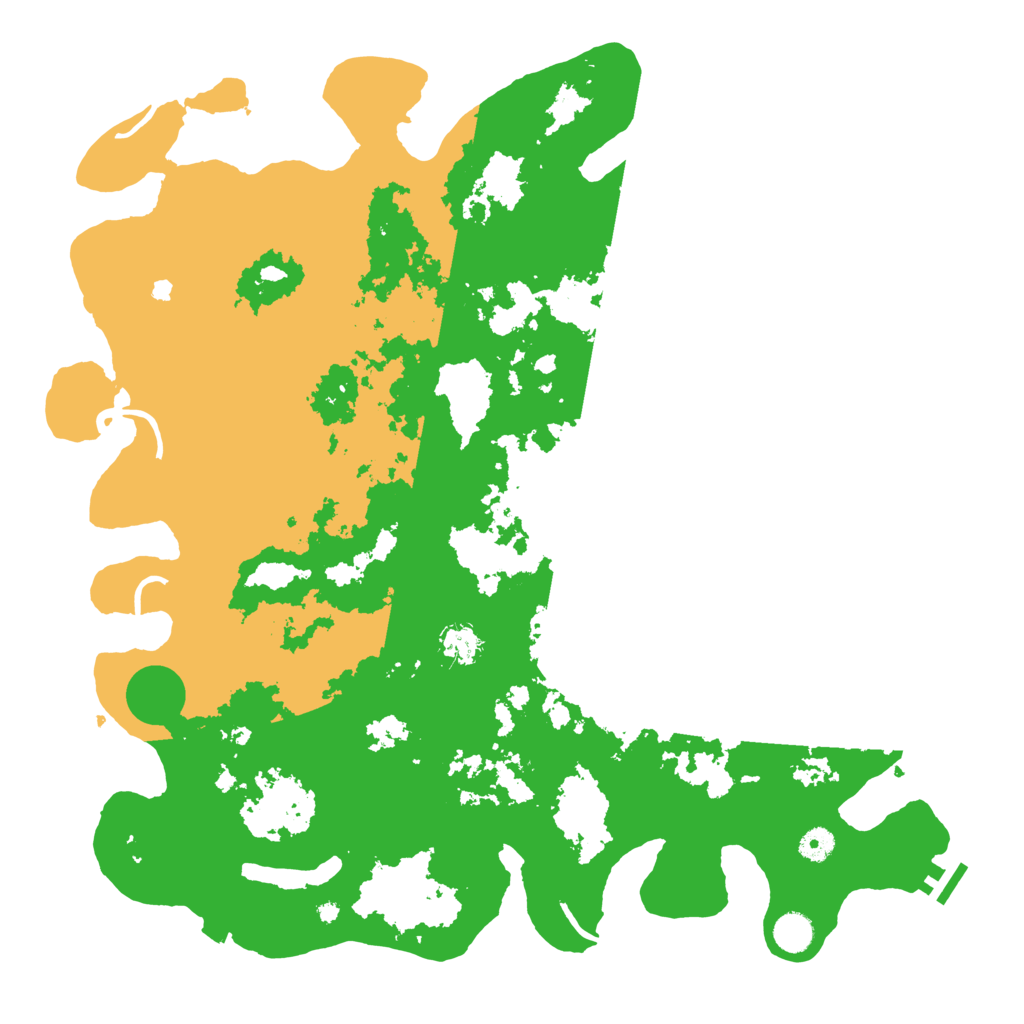 Biome Rust Map: Procedural Map, Size: 4550, Seed: 8000