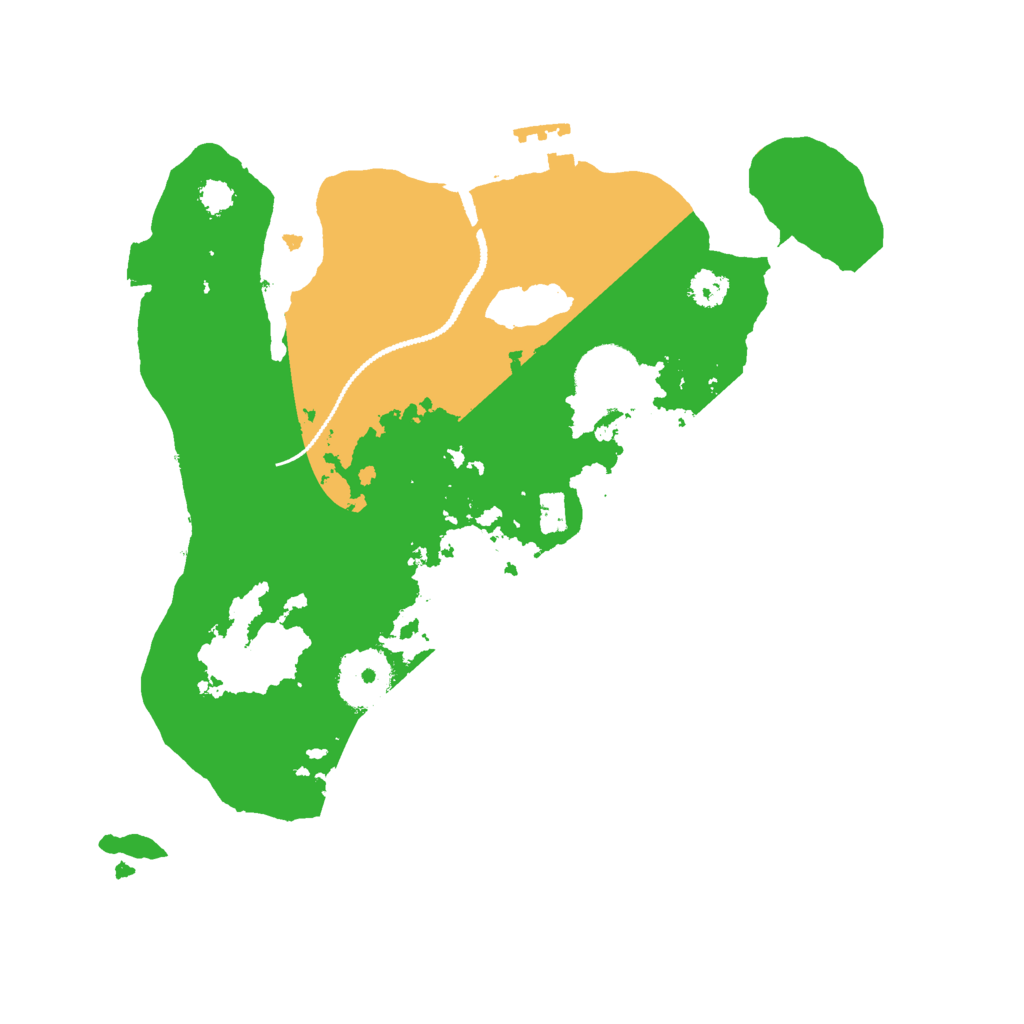 Biome Rust Map: Procedural Map, Size: 2750, Seed: 111