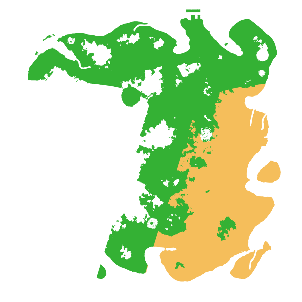 Biome Rust Map: Procedural Map, Size: 4300, Seed: 22683821