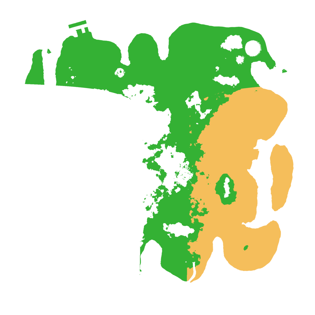 Biome Rust Map: Procedural Map, Size: 3500, Seed: 9375