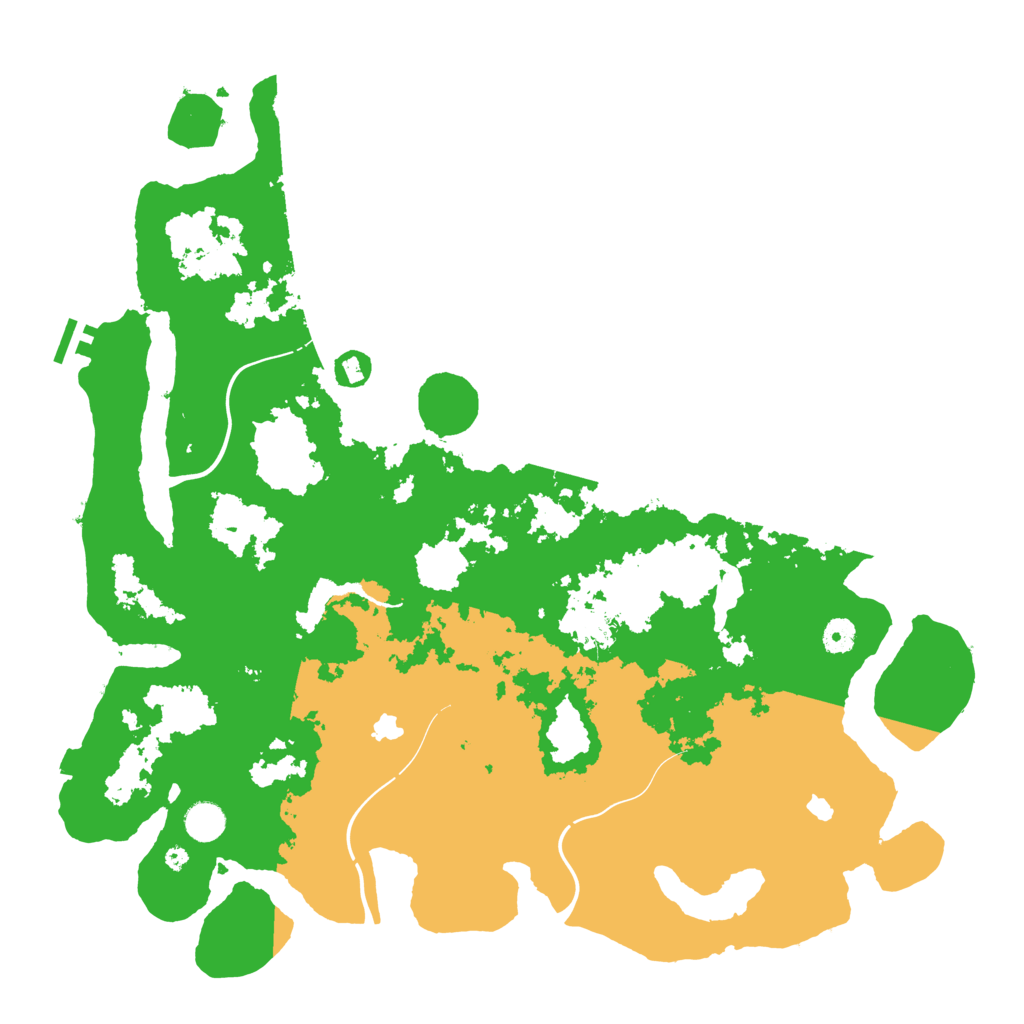 Biome Rust Map: Procedural Map, Size: 4500, Seed: 34573574