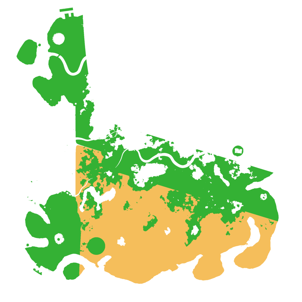 Biome Rust Map: Procedural Map, Size: 4547, Seed: 13825