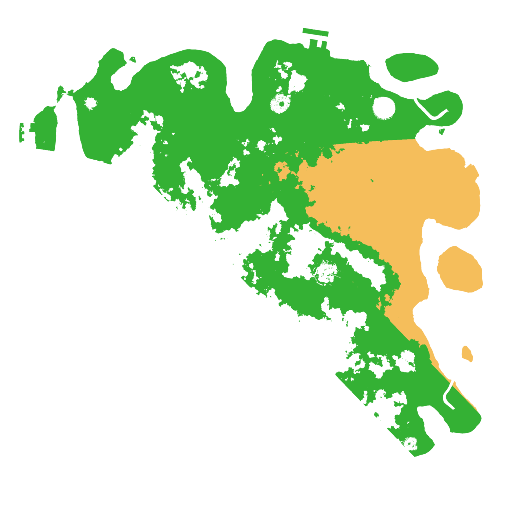 Biome Rust Map: Procedural Map, Size: 4000, Seed: 6549895