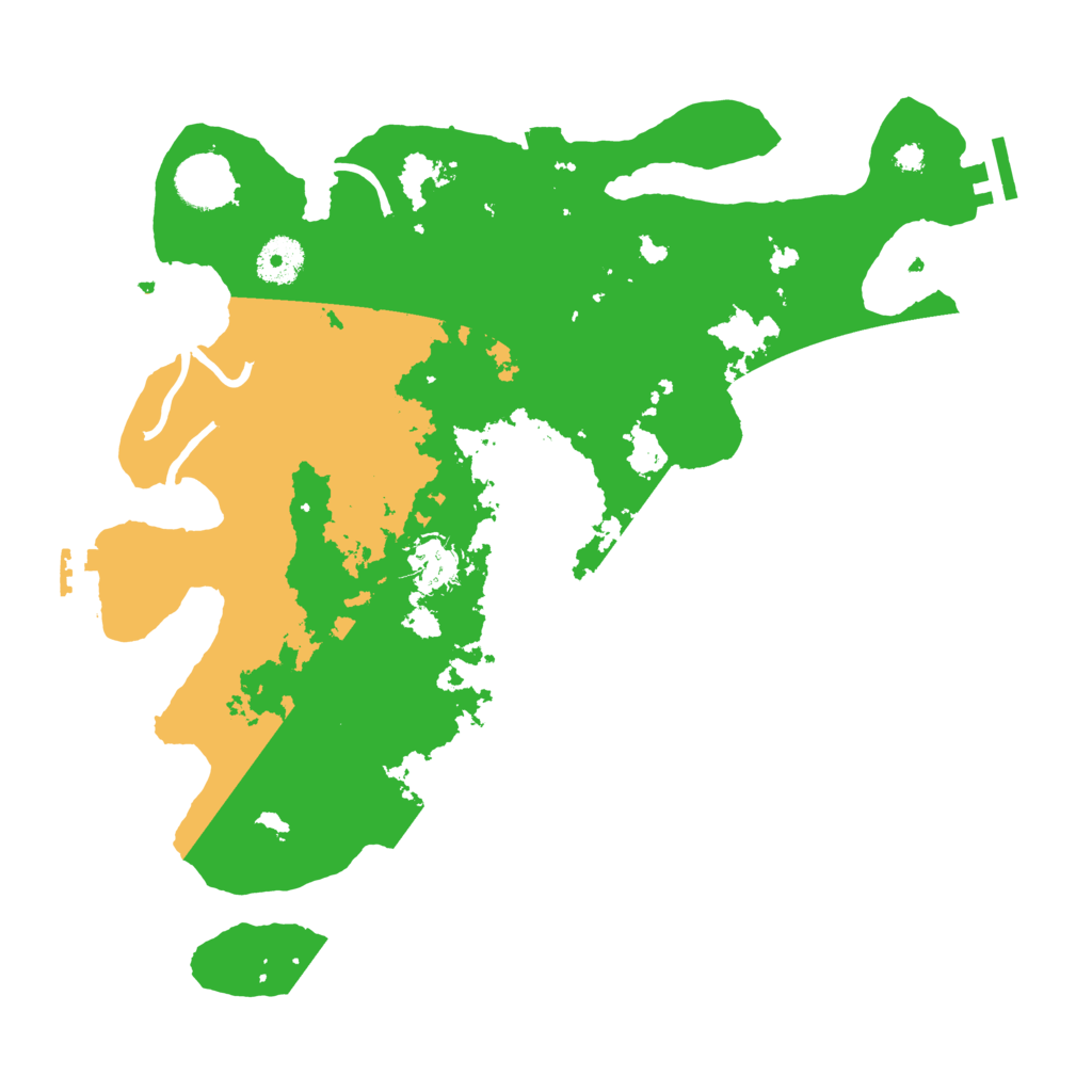 Biome Rust Map: Procedural Map, Size: 3500, Seed: 82411953