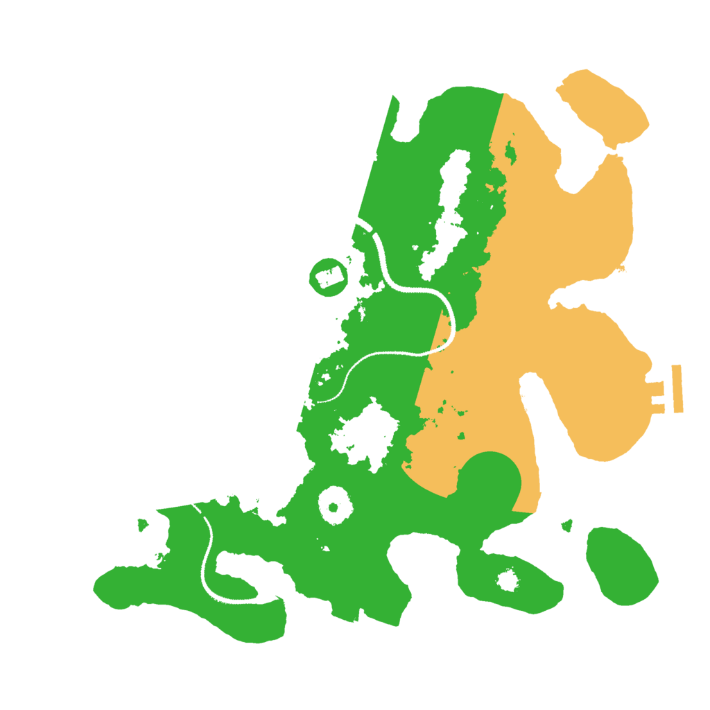 Biome Rust Map: Procedural Map, Size: 3000, Seed: 1457477805