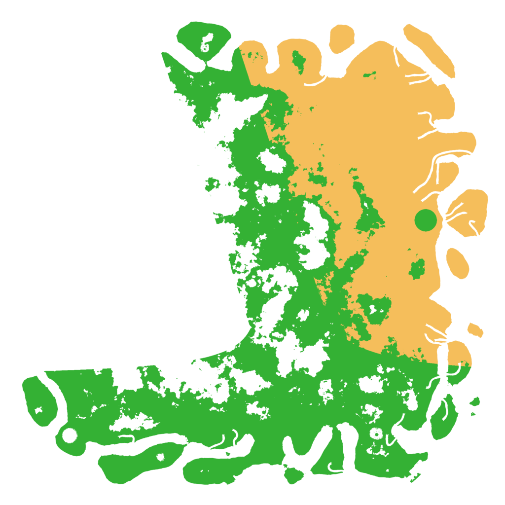 Biome Rust Map: Procedural Map, Size: 6000, Seed: 7201986